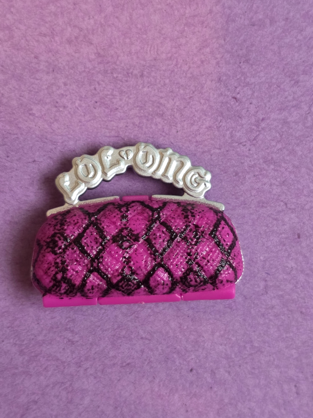 Lol Suprise Doll Pink Snake-Print Pure Clutch Lady Diva